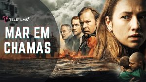 mar em chamas